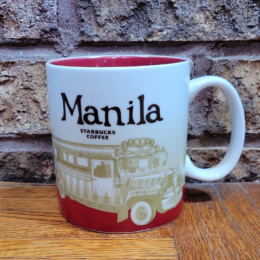 Starbucks Manila 2009 Collector Series Global Icon City 16 Oz Mug